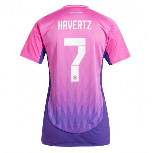 Maglia Calcio Germania Kai Havertz #7 Seconda Divisa Donna Europei 2024 Manica Corta